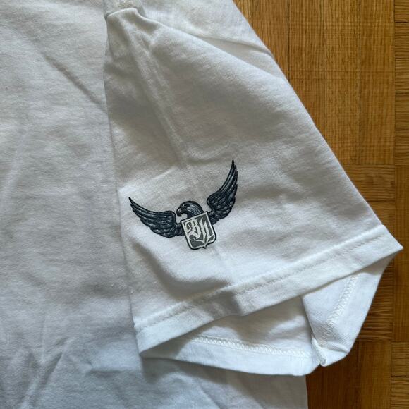 Vintage y2k Bullhead surf shirt Size Large Double side Graphic shirt - Picture 5 of 6